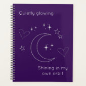 Personalized Celestial Planner Notebook Planer (Vorderseite)