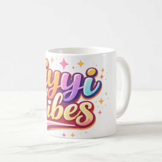 Personalized Ceramic Mug | Perfect for Coffee & Te Kaffeetasse (VorderseiteRechts)