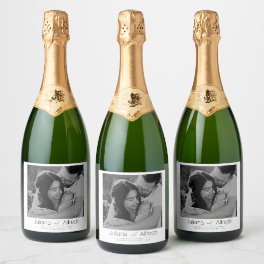 Personalized Champagne Bottle Label Schaumweinetikett (Flaschen)