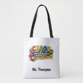 Personalized Chaos  Coordinator Teacher  Tasche (Vorderseite)