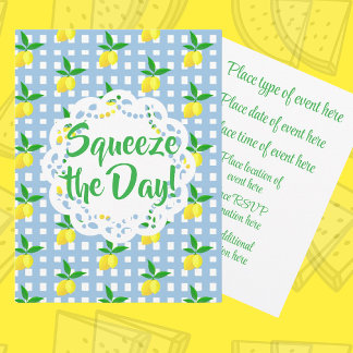 Personalized Cheerful Yellow Lemons Any Occasion