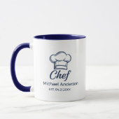 Personalized Chef Mug – Custom Name Kitchen Gift Tasse (Links)