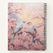 Personalized Cherry Blossom Bird  Notizblock (Rückseite)
