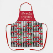 Personalized Cherry Kitchen Schürze (Vorderseite)