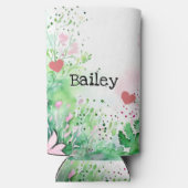 Personalized Chibi Toad in Pink and Green Selters Dosenkühler (Rückseite)