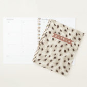Personalized Chic Neutral Leopard Animal Print Planer (Anzeige)