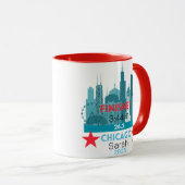 Personalized Chicago Marathon 2025 Gift For Runner Tasse (VorderseiteRechts)