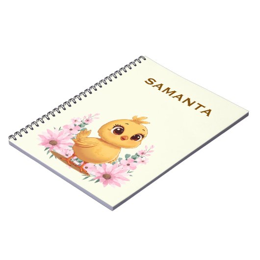 Personalized Chick Notebook Notizblock (Linke Seite)