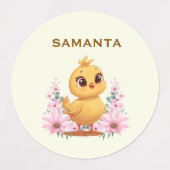 Personalized Chick Waterproof Labels Etiketten (Design 1)