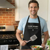 Personalized Chief Master of Kitchen Men's Schürze
