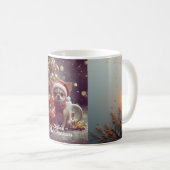 Personalized Chihuahua Christmas Mug – Custom Dog Kaffeetasse (VorderseiteRechts)
