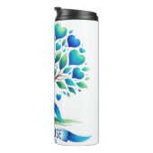 Personalized Child Abuse Awareness Thermal Tumbler Thermosbecher (Nach rechts gedreht)