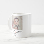 Personalized Child Photo Mug for Grandma with Name Kaffeetasse (Vorderseite Links)