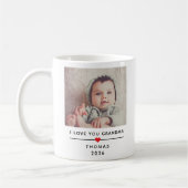 Personalized Child Photo Mug for Grandma with Name Kaffeetasse (Links)