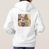 Personalized Child’s First Christmas Hoodie (Rückseite)
