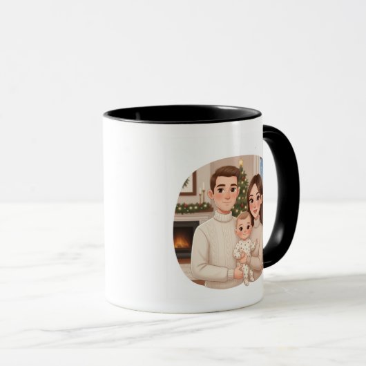  Personalized Child’s First Christmas Mug Tasse (VorderseiteRechts)