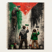 Personalized Children of Gaza Painting PS Flag  Planer (Vorderseite)