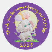 Personalized Children's Birthday Stickers (Vorderseite)