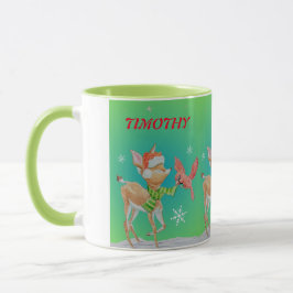 PERSONALIZED CHILDREN'S CHRISTMAS MUG  TASSE