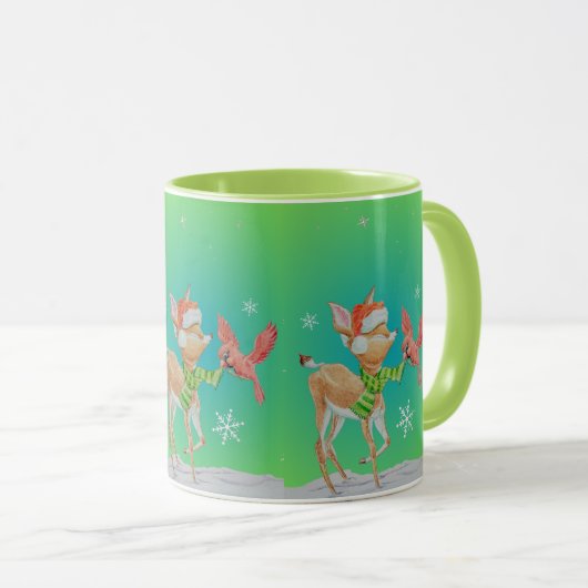 PERSONALIZED CHILDREN'S CHRISTMAS MUG TASSE (VorderseiteRechts)