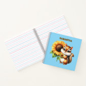 Personalized Chipmunk Notebook Notizblock (Innenseite)