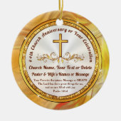 Personalized Christian Christmas Ornaments, PHOTO Keramik Ornament (Vorne)