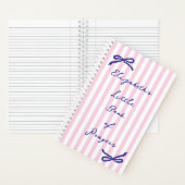 Personalized Christian Prayer Bible Study Notebook Notizblock (Innen)