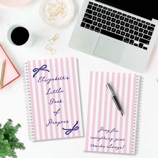 Personalized Christian Prayer Bible Study Notebook Notizblock