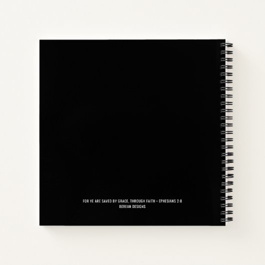 Personalized Christian Saved Established Prayer  Notizblock (Rückseite)