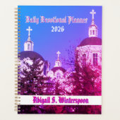 Personalized Christian Women Devotional Diary Planer (Vorderseite)