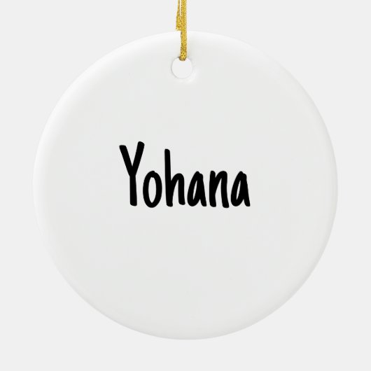 Personalized Christmas Alphabet Y Keramik Ornament (Hinten)