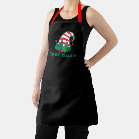 Personalized Christmas Apron For Family Chef Schürze (InSitu)