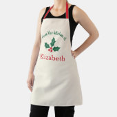 Personalized Christmas Apron From the Kitchen of Schürze (InSitu)