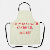 Personalized Christmas Apron - Funny Dog Mom Holid Schürze (Vorderseite)