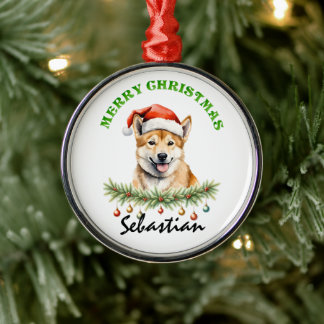 Personalized Christmas Aussie Animals Dingo Ornament Aus Metall