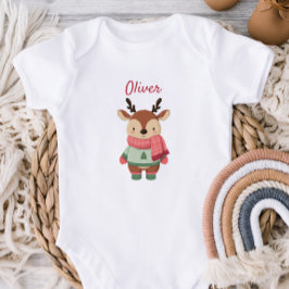 Personalized Christmas Baby Bodysuit  Baby Strampler