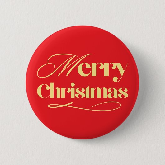 Personalized Christmas Button–Custom Seasonal Pin Button (Vorderseite)