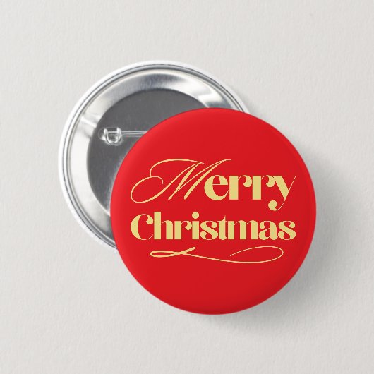 Personalized Christmas Button–Custom Seasonal Pin Button (Vorne & Hinten)