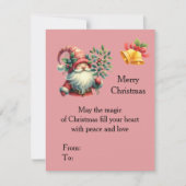 Personalized Christmas Card with Santa Claus (Vorderseite)
