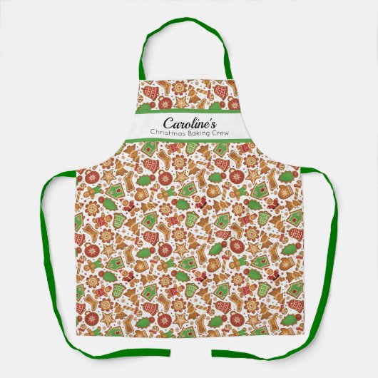 Personalized Christmas Cookies Schürze (Vorderseite)