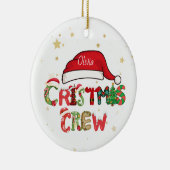 Personalized Christmas Crew Ornament (Rechts)