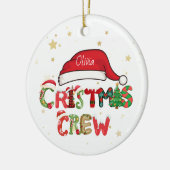 Personalized Christmas Crew Ornament (Links)