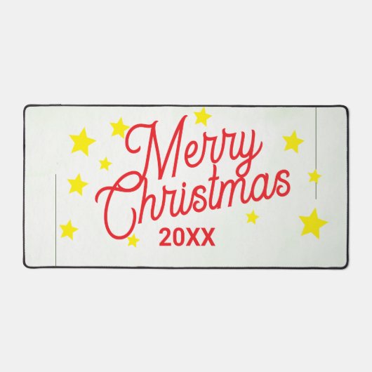 Personalized Christmas Desk Mat Schreibtischunterlage (Vorderseite)