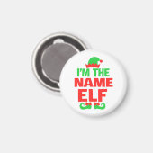 Personalized Christmas Elf Magnet (Vorderseite/Rückseite)