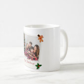 Personalized Christmas Family Photo Frame | Merry Kaffeetasse (VorderseiteRechts)