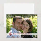 Personalized Christmas Foto Card Feiertagspostkarte (Vorne/Hinten)