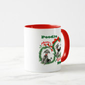 Personalized Christmas Gift for Poodle Dog Owner Tasse (VorderseiteRechts)