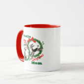 Personalized Christmas Gift for Poodle Dog Owner Tasse (Vorderseite Links)