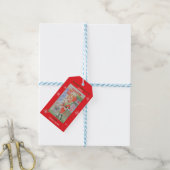 PERSONALIZED CHRISTMAS GIFT LABEL GESCHENKANHÄNGER (Mit Garn)