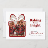 personalized christmas gift photo holiday feiertagskarte (Vorderseite)